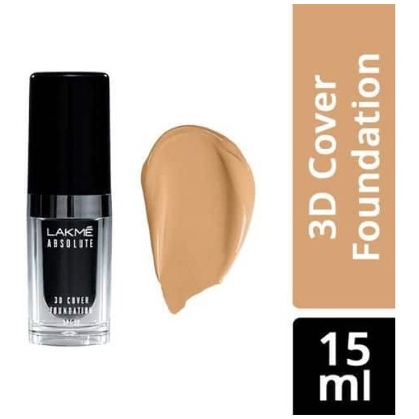 Lakme Absolute 3D Cover Foundation - Cool Tan