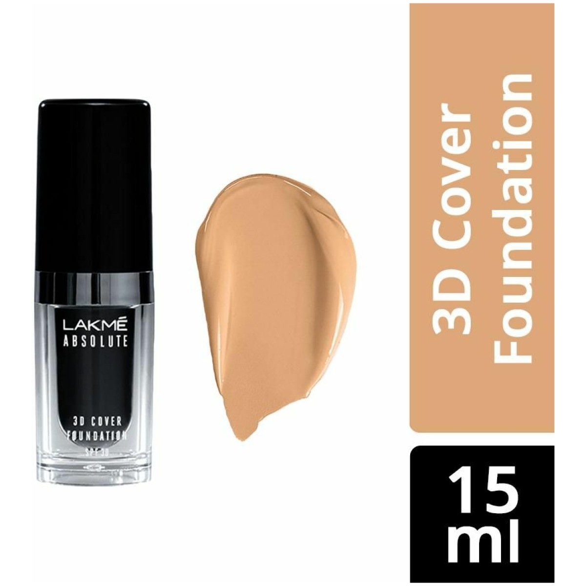 Lakme Absolute 3D Cover Foundation - Warm Beige