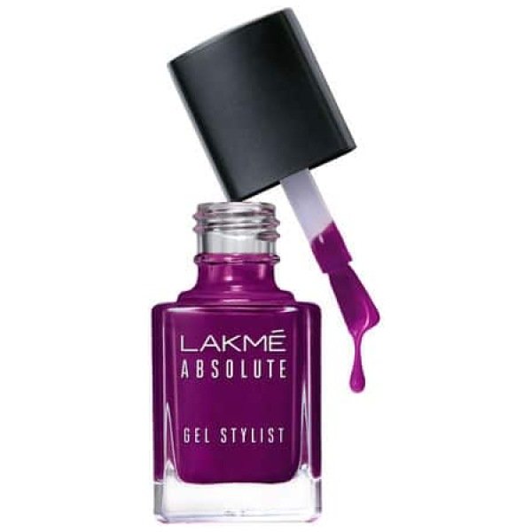 Lakme Absolute Gel Stylist Nail Color - Poison