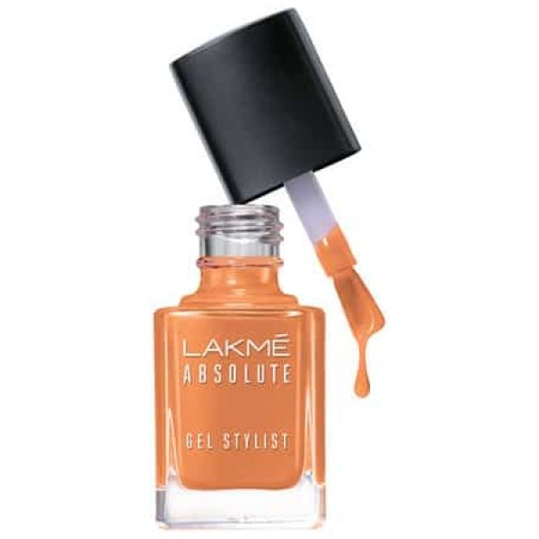Lakme Absolute Gel Stylist Nail Color - Peach Sorbet