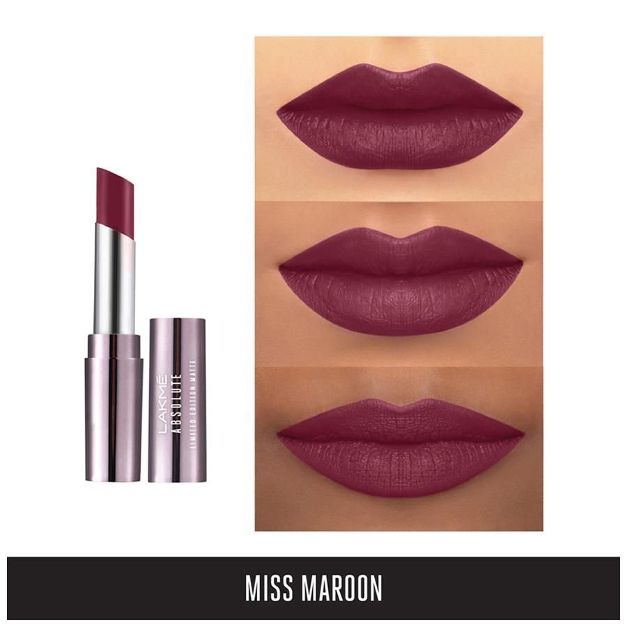 lakme maroon