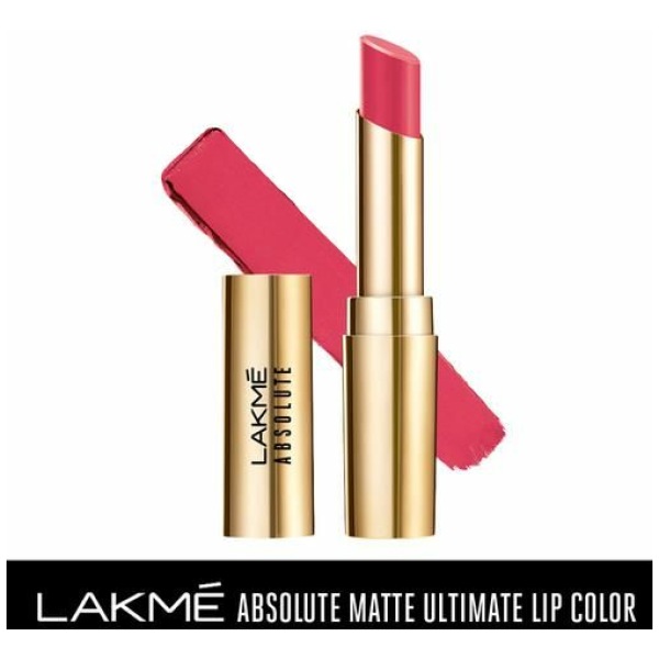 Lakme Absolute Matte Ultimate Lip Color With Argan Oil - Rose Pink