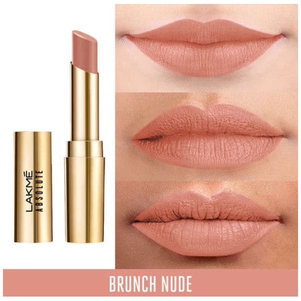 Lakme Absolute Matte Ultimate Lip Color with Argan Oil - Brunch Nude - Image 2