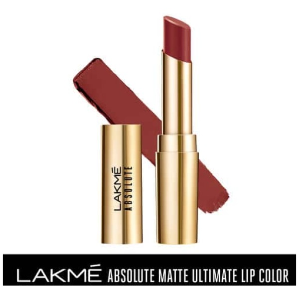 Lakme Absolute Matte Ultimate Lip Color with Argan Oil - Chocolate Brownie