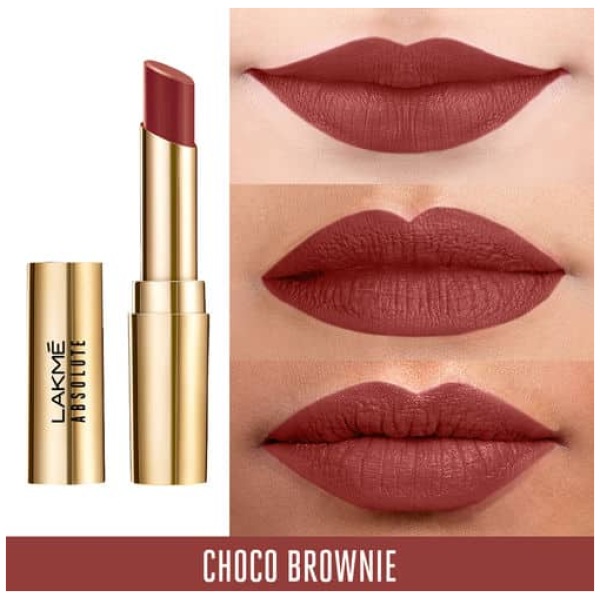 Lakme Absolute Matte Ultimate Lip Color with Argan Oil - Chocolate Brownie - Image 2