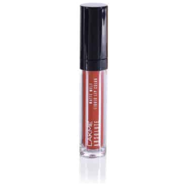 Lakme Absolute Matte Melt Liquid Lip Color - Coral Flip - Image 2