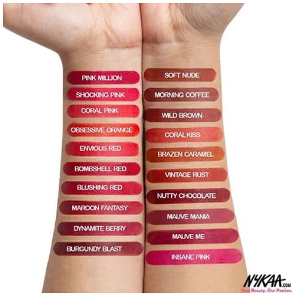 Lakme Absolute Matte Revolution Lip Color 302 Soft Nude - Image 3