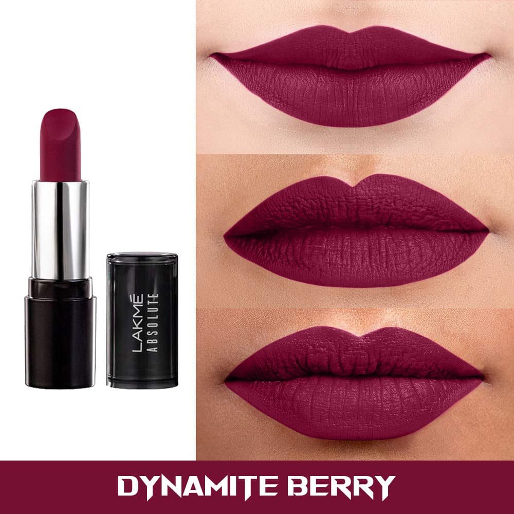 lakme absolute matte revolution dynamite berry