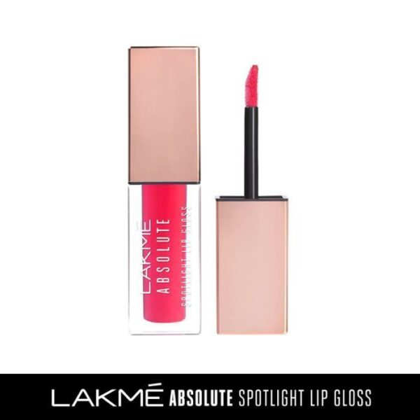 Lakme Absolute Spotlight Lip Gloss - Dewy Pink - Image 2