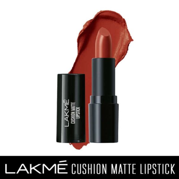 Lakme Cushion Matte Lipstick - Red Ruby - Image 3