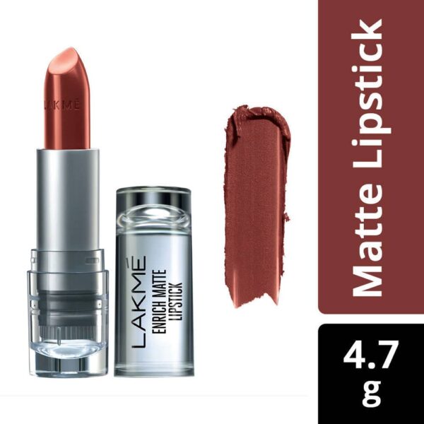 Lakme Enrich Matte Lipstick - Shade PM16 - Image 2