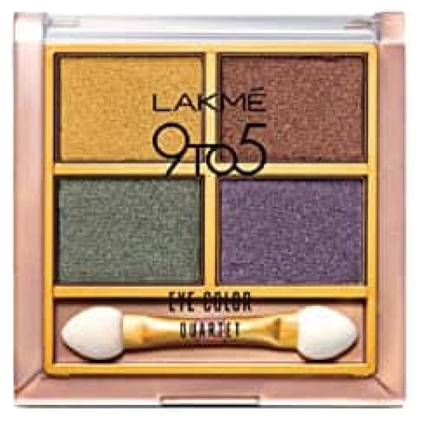 Lakme 9 to 5 Eye Color Quartet Eye Shadow - Tanjore Rush