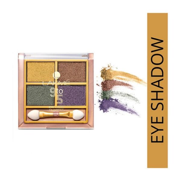 Lakme 9 to 5 Eye Color Quartet Eye Shadow - Tanjore Rush - Image 3