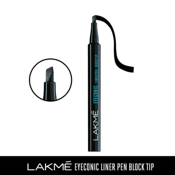 Lakme Eyeconic Liner Pen BLock Tip - Image 3