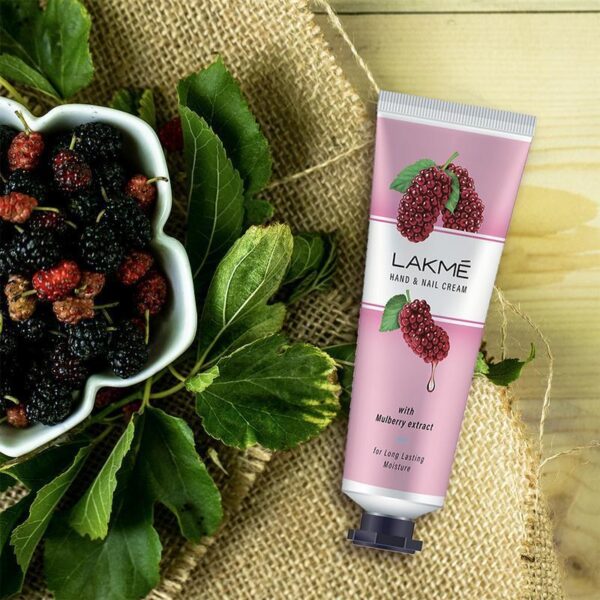 Lakme Hand & Nail Cream With Mulberry - Image 3