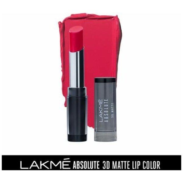 Lakme Absolute 3D Matte Lipstick - Romeo Red