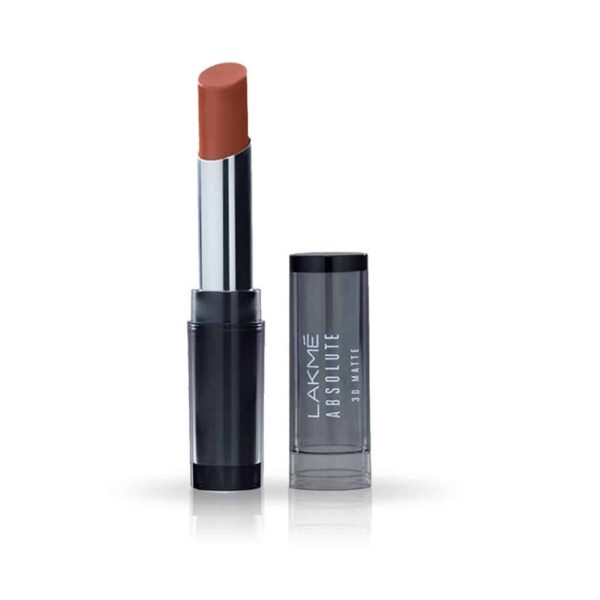 Lakme Absolute 3D Lipstick - British Brown