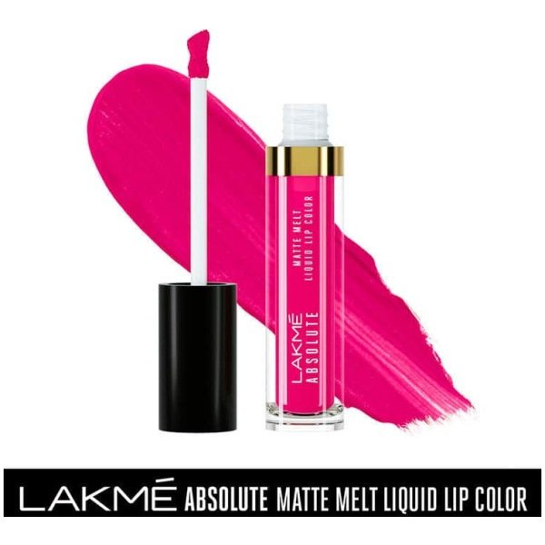 Lakme Absolute Matte Melt Liquid Lip Color-Blushing Brink