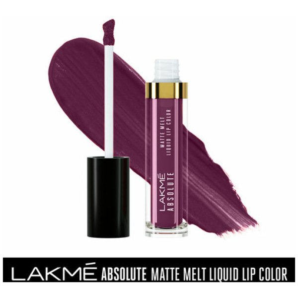 Lakme Absolute Matte Melt Liquid Lip Color - Wine N Dine