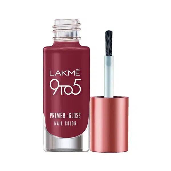 Lakme Primer+Gloss Nail Red Aliert