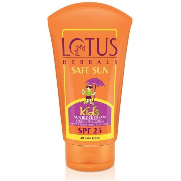 Lotus Herbals Safe Sun Kids Sun Block Cream Spf-25 100gm
