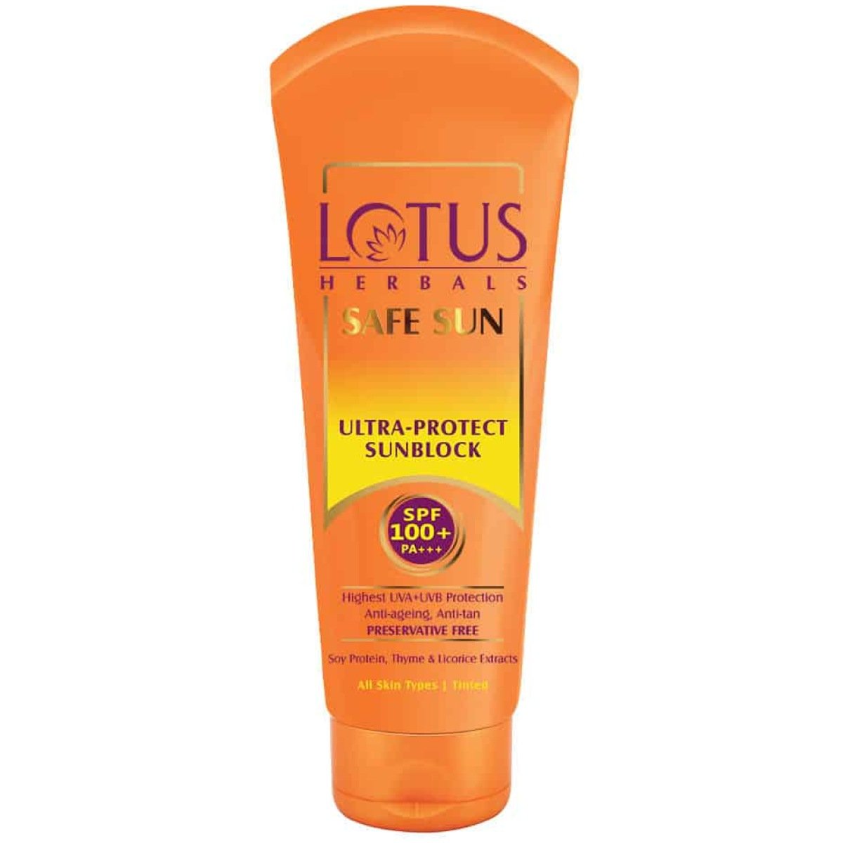 Lotus Herbals Safe Protect Sunblock SPF 100+ PA+++50G