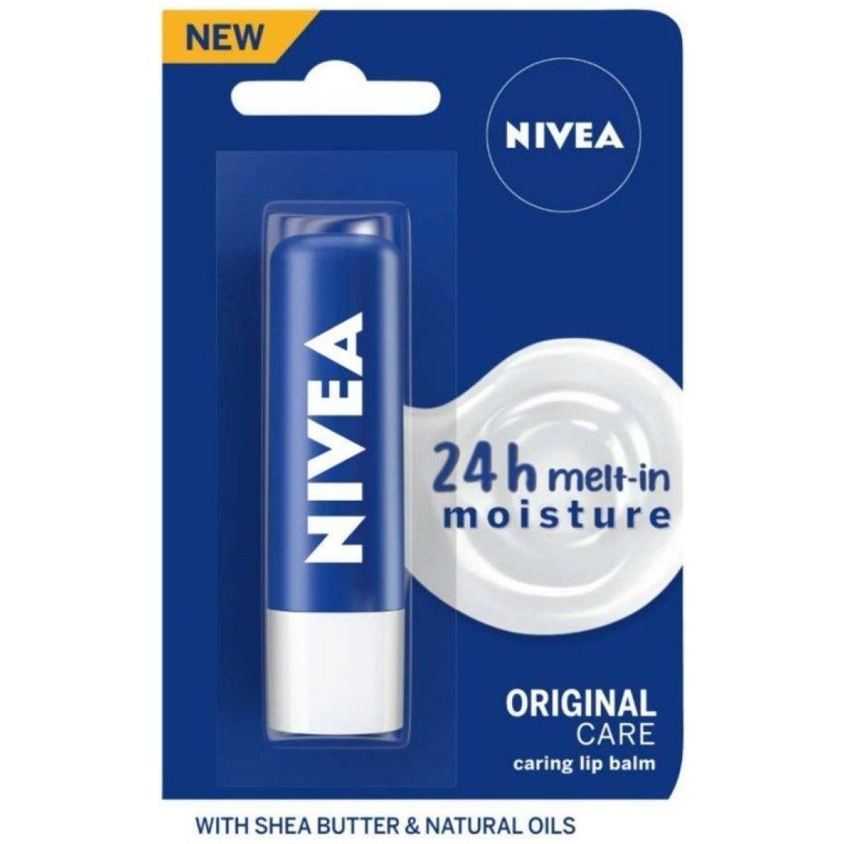 Nivea 24H Original Care Lip Balm 4.8G