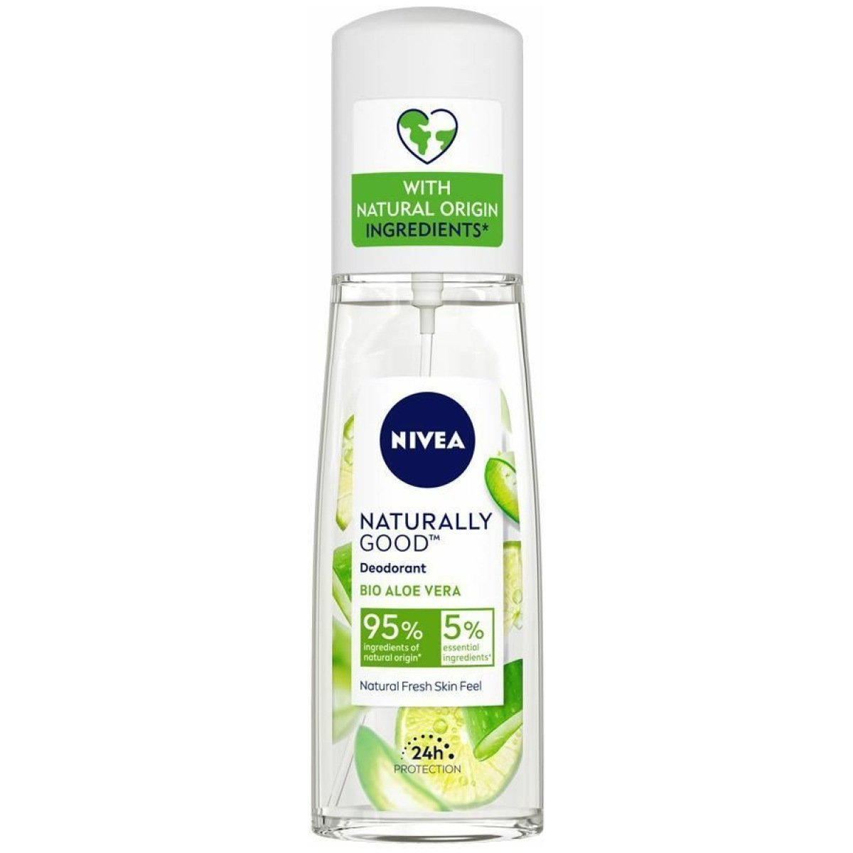 Nivea Naturally Good Deodorant - Bio Aloe Vera With Natural Fresh Skin Feel 75 ml