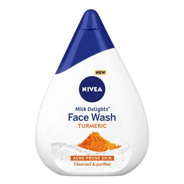 Nivea Women Face Wash for Acne Prone Skin Milk Delights Turmeric 100 ml