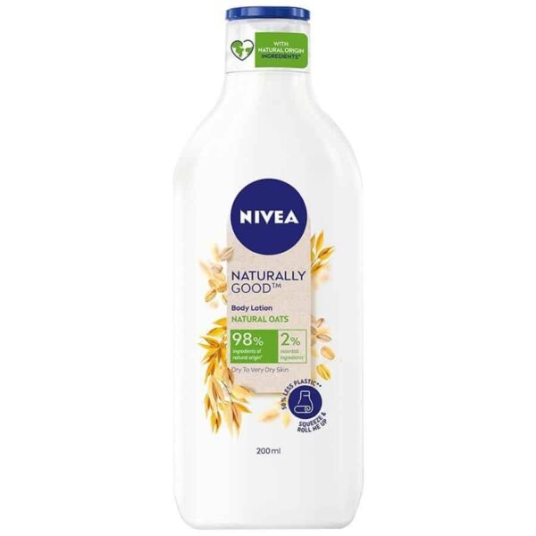 Nivea Naturally Good Lotion For Dry Skin Natural Oats 350 ml