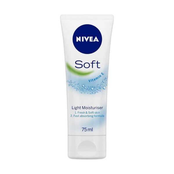 Nivea Soft Light Moisturising Cream Tube For Normal Skin 75ml