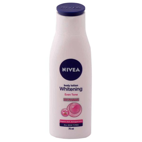 Nivea Whitening Even Tone Uv Protect Body Lotion For All Skin Types 75Ml
