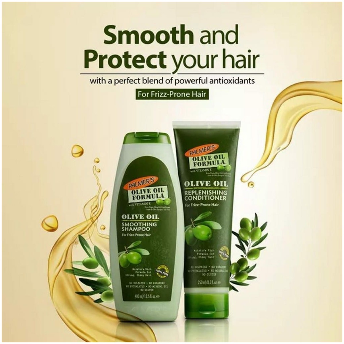 Palmer's Olive Oil Formula Smoothing Shampoo 400ml - Image 3