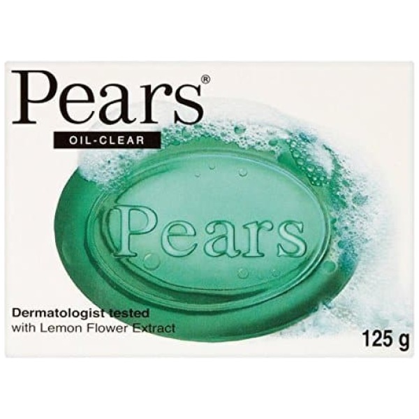 Pears Oil Clear Soap Transparent Green 125g (Set Of 3)