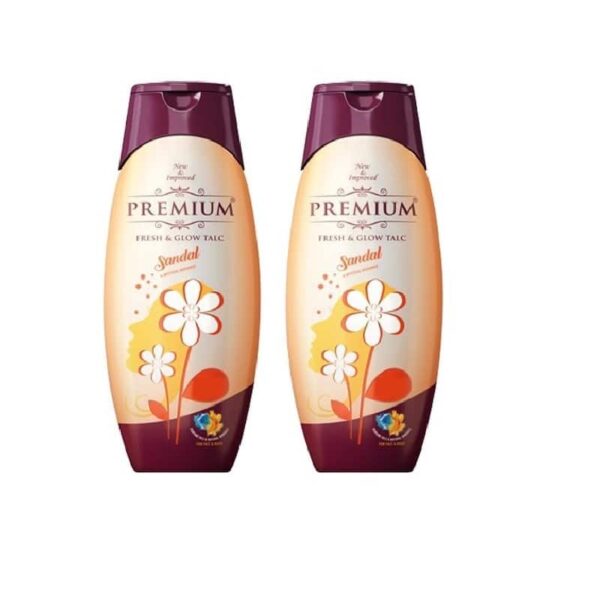 Premium Talc Sandal, 300 g (Buy 1 Get 1 Free)