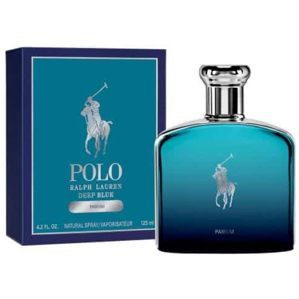 Ralph Lauren Polo Deep Blue For Men Parfum 4.2 OZ 125 ML Spray