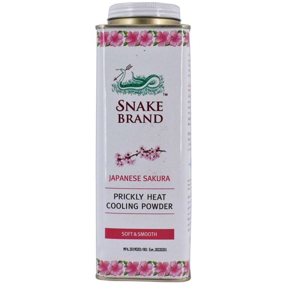 Snake Brand Japanese Sakura Prickly Heat Cooling Powder 280G