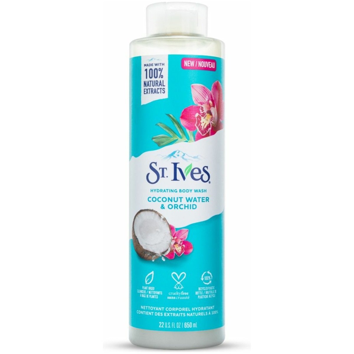 St. Ives Coconut Water & Orchid Hydrating Body Wash 650ml