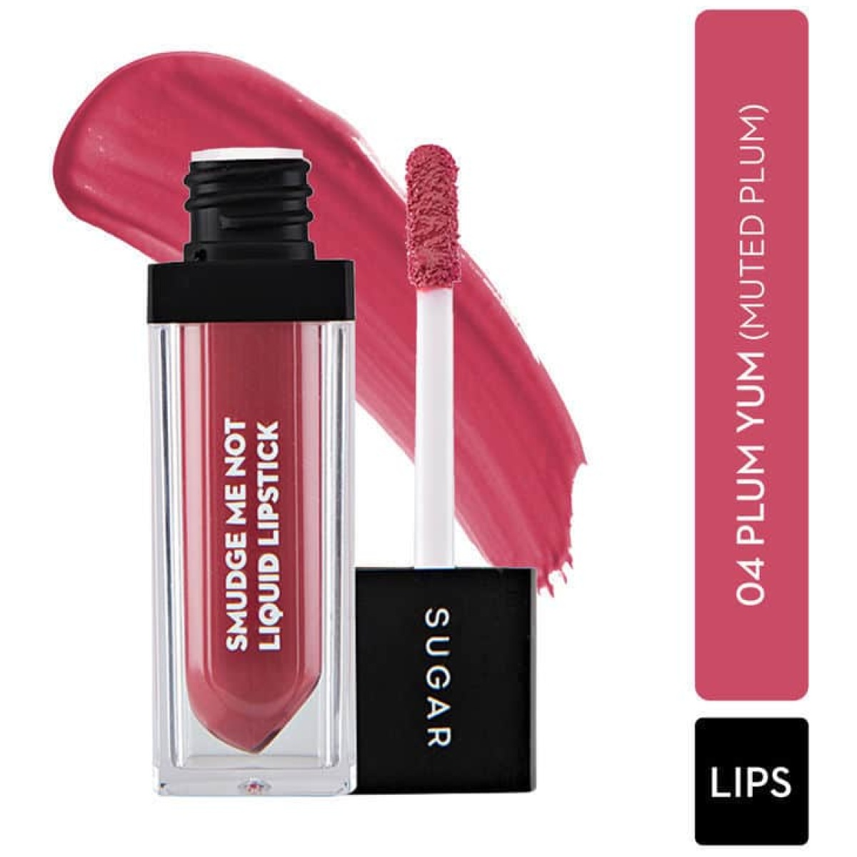 Sugar Smudge Me Not Liquid Lipstick 04 Plum Yum - Image 1