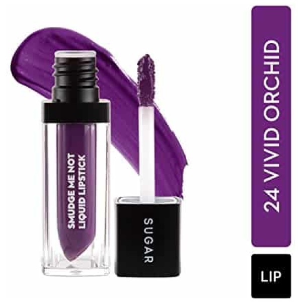 Sugar Smudge Me Not Liquid Lipstick 24 Vivid Orchid