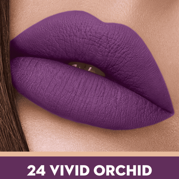 Sugar Smudge Me Not Liquid Lipstick 24 Vivid Orchid - Image 2