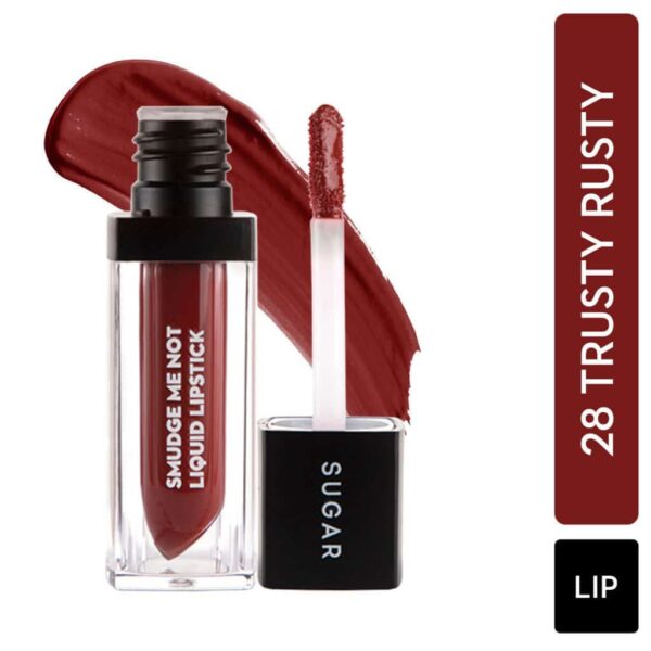 Sugar Smudge Me Not Liquid Lipstick 28 Trusty Rusty
