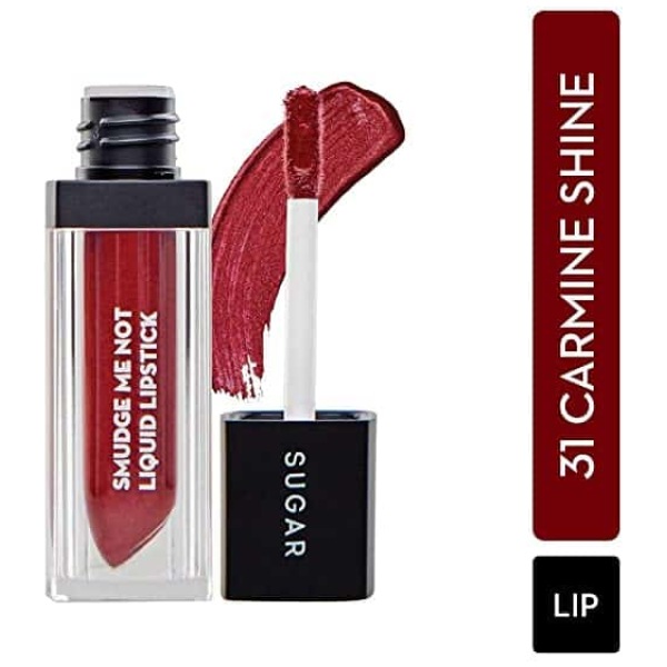 Sugar Smudge Me Not Liquid Lipstick 31 Carmine Shine