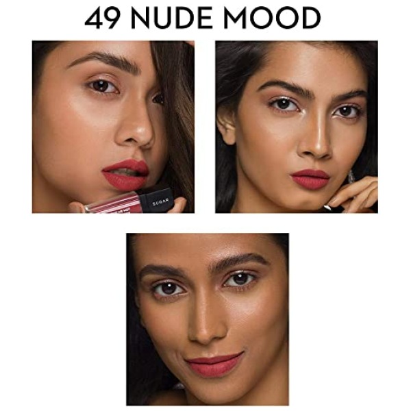 Sugar Smudge Me Not Liquid Lipstick 49 Nude Mood - Image 2