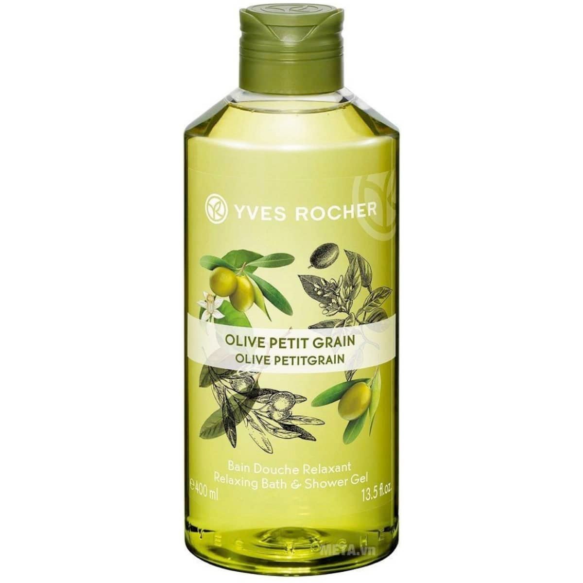 Yves Rocher Relaxing Bath And Shower Gel - Olive Petitgrain 400Ml