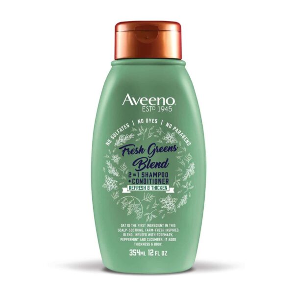 Aveeno Fresh Greens Blend 2-In-1 Shampoo + Conditioner 354Ml