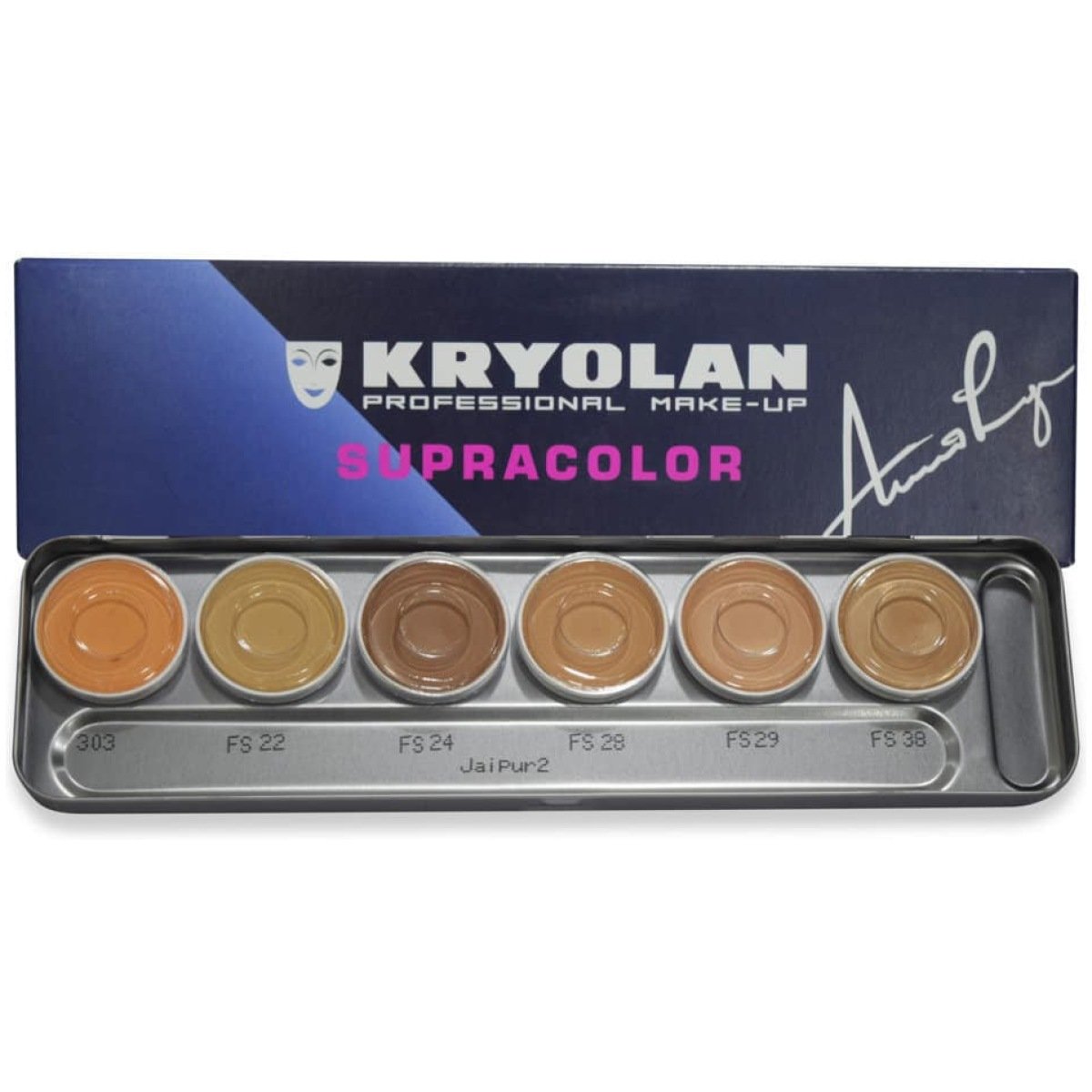 Kryolan Supracolor Makeup Palette 6 Colors Jaipur 2