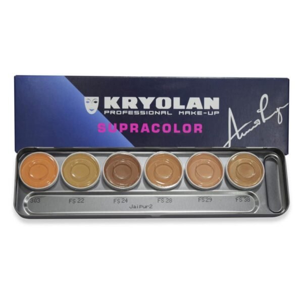 Kryolan Supracolor Makeup Palette 6 Colors Jaipur 2