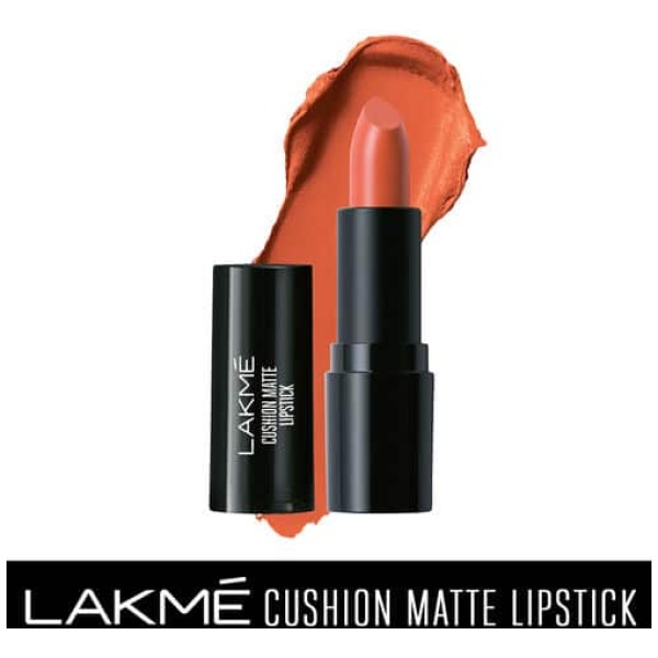 Lakme Cushion Matte Lipstick - CO2 Orange Blossom - Image 2
