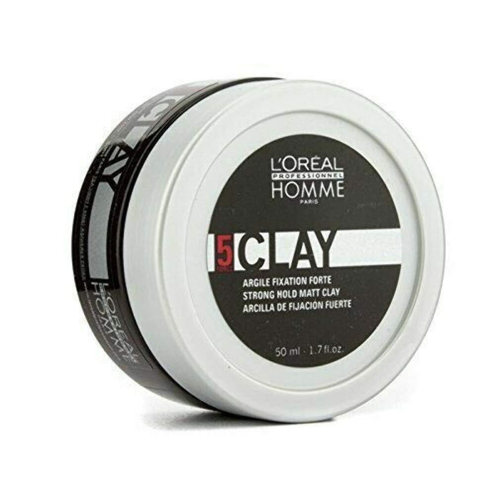 L'Oreal Professionel Homme Strong Hold Matte Clay Force 5 50ml